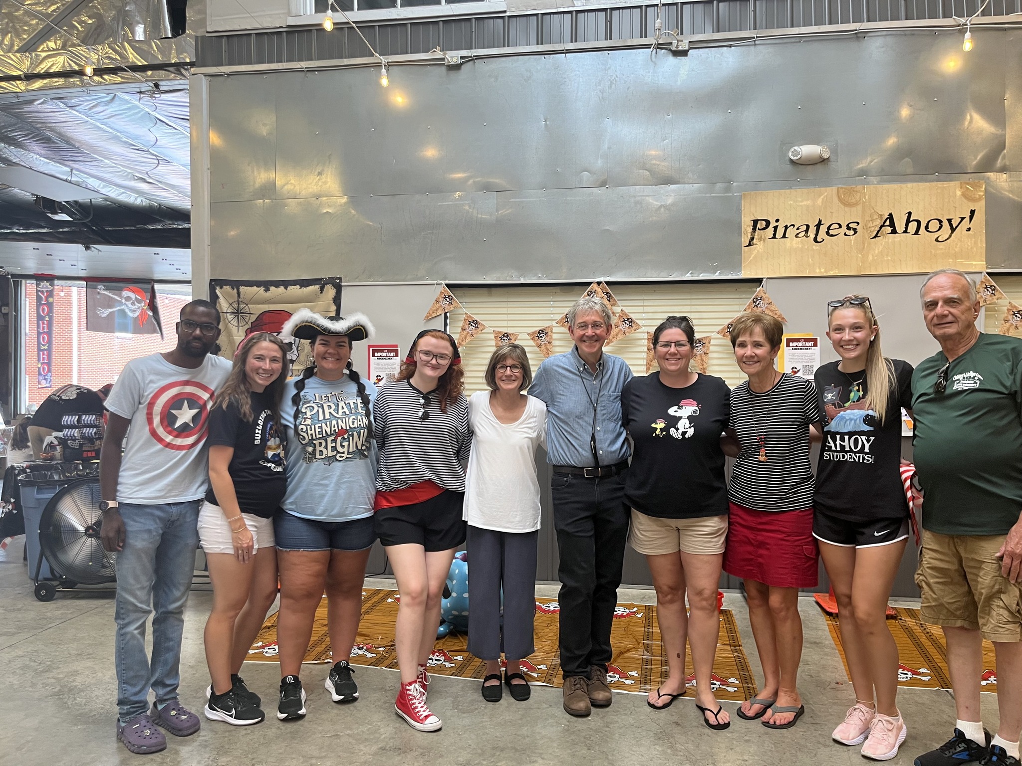 Group Picture, Group wearing pirate attire